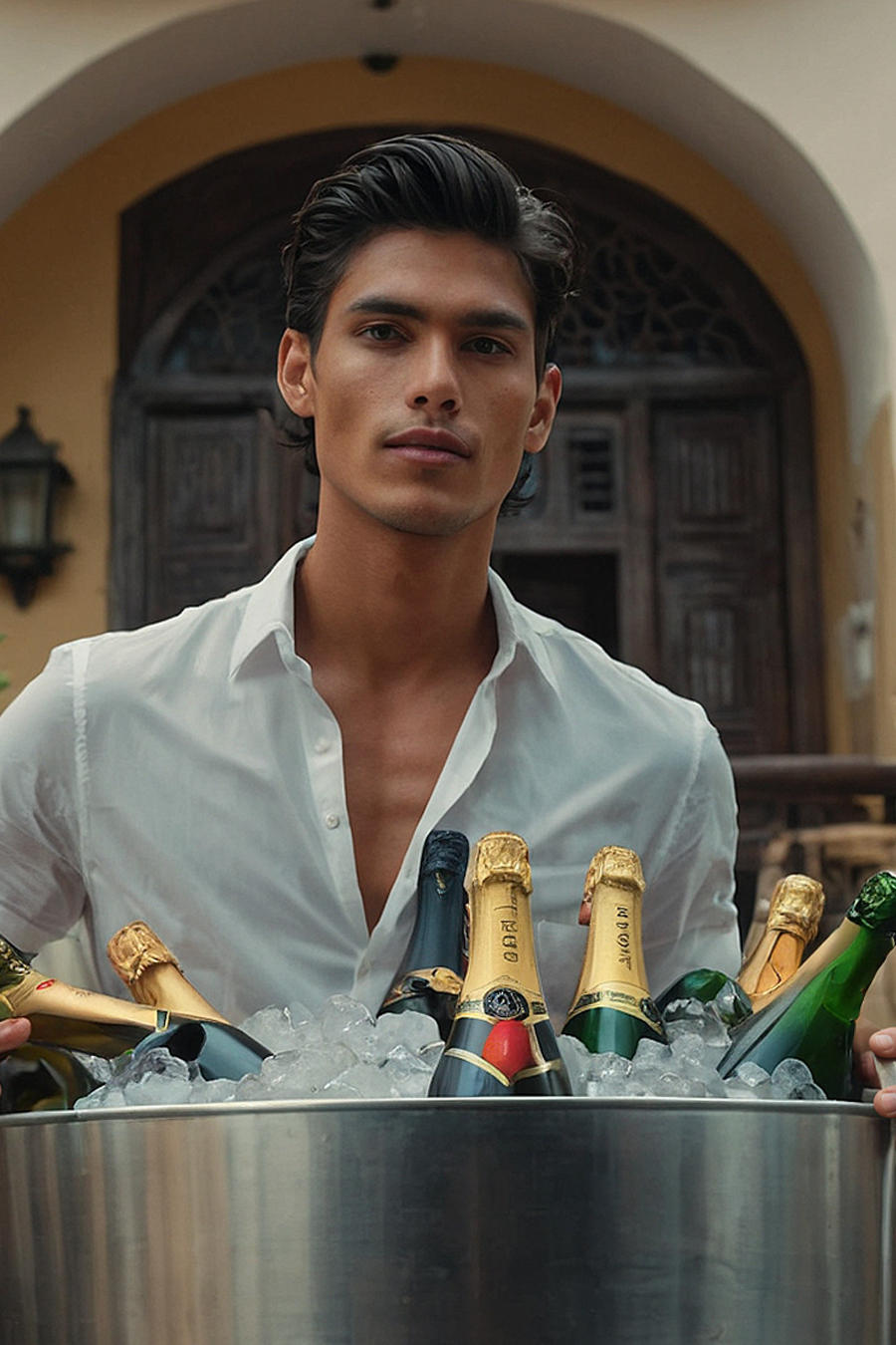 Champagne Bottle Boy